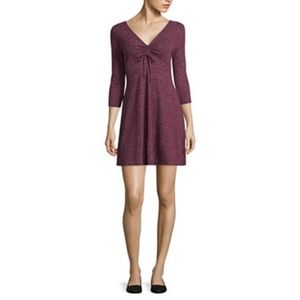 Arizona Fit & Flare Beet Red Dress -Juniors Medium